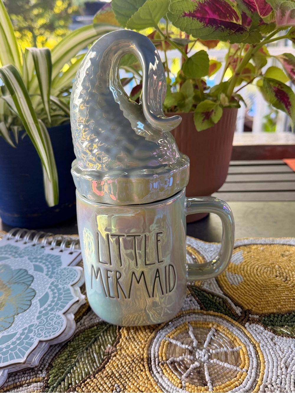 Rae Dunn
Rae Dunn Disney Iridescent
'Little Mermaid' Ceramic Mug with Tail
